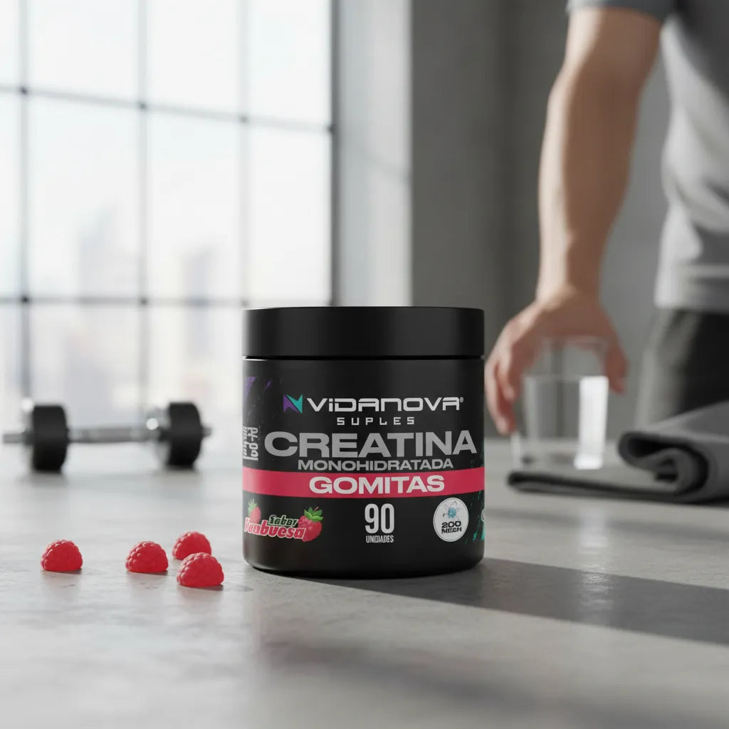 Creatina Monohidratada en Gomitas · 5100mg · 30 Porciones
