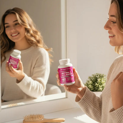 Biotina 5000ug + Colágeno Hidrolizado · 60 Cápsulas