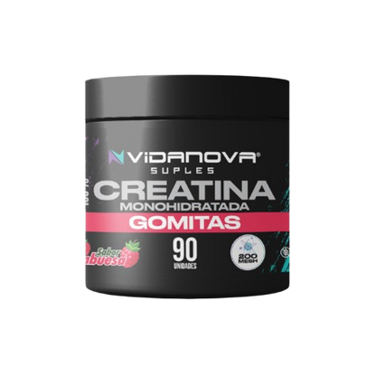 Creatina Monohidratada en Gomitas · 5100mg · 30 Porciones