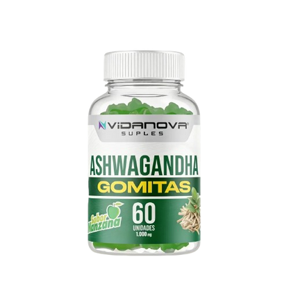 Ashwagandha 800mg en Gomitas · 60 Unidades · Sin Azúcar