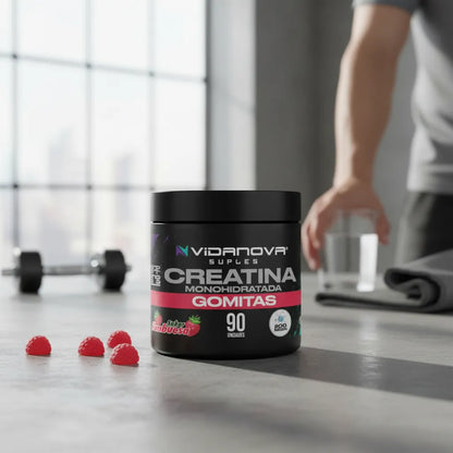 Creatina Monohidratada en Gomitas · 5100mg · 30 Porciones