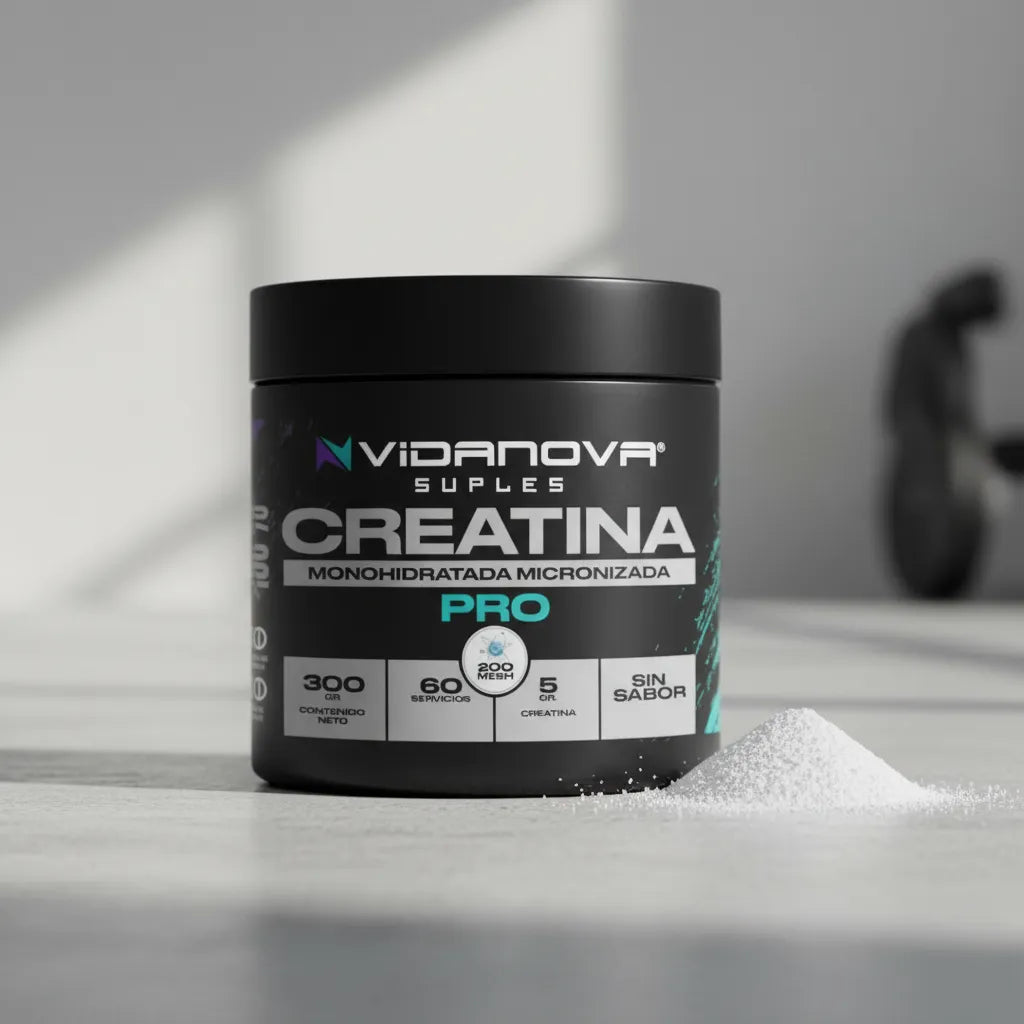Creatina Monohidratada Micronizada · 300g · 60 Porciones · Sin Aditivos